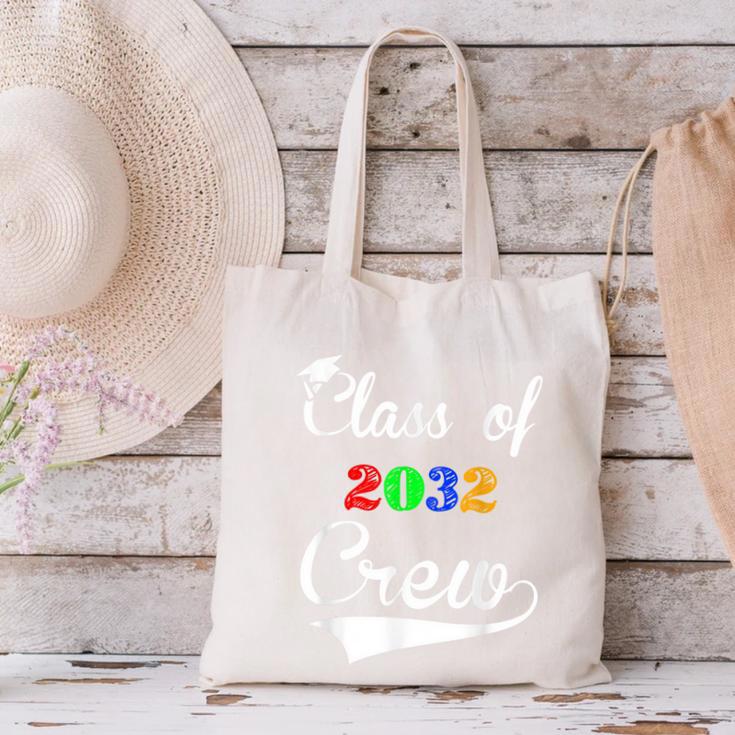 Class Of 2032 Kindergarten Back To School Graduation Canvas Tote Bag