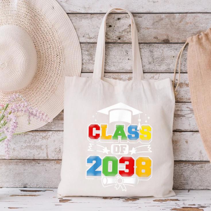 Class Of 2038 First Day Of School & Graduation 2038 Canvas Tote Bag