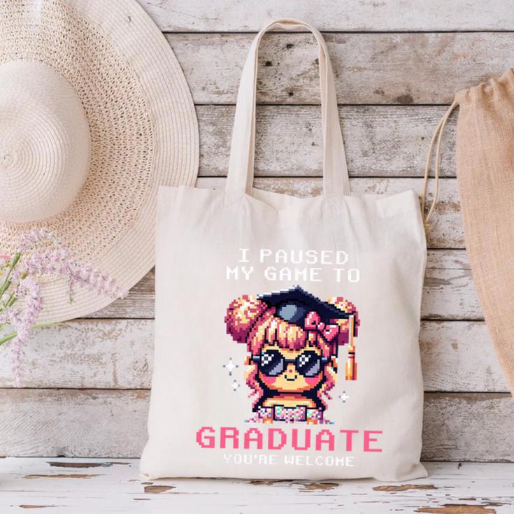 Classic I'm From The 1900s Retro Games Graduating Girl Premium Canvas Tote Bag
