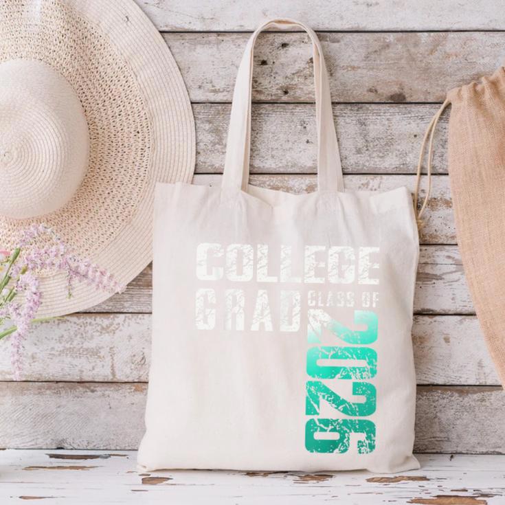 College Grad Class Of 2026 Graduation Canvas Tote Bag