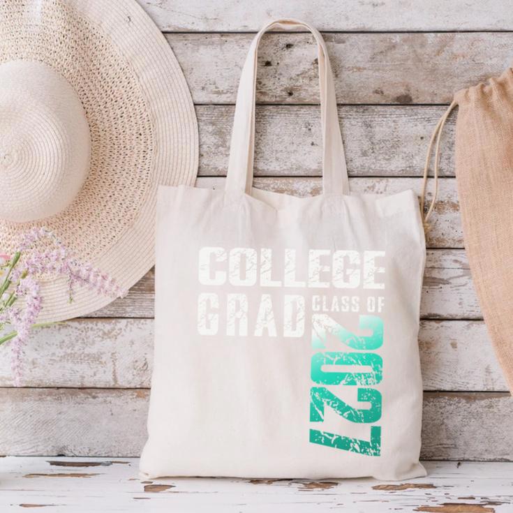 College Grad Class Of 2027 Graduation Canvas Tote Bag
