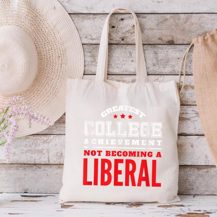 College Graduation For Conservatives Canvas Tote Bag