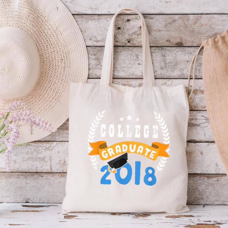 College Graduation Shirts Graduate Grad 2018 Canvas Tote Bag