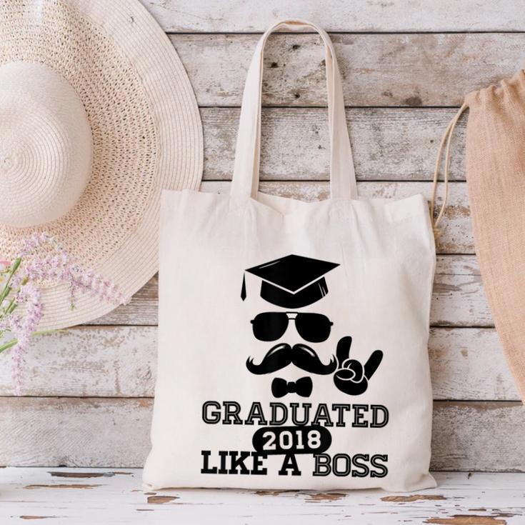 College High School Graduation Grad 2018 Shirt Canvas Tote Bag