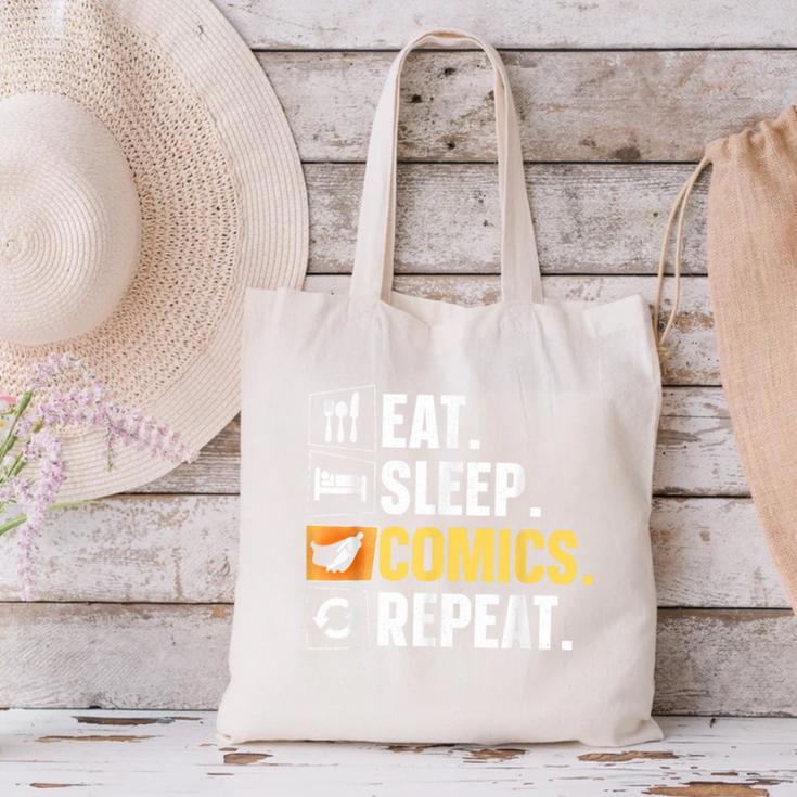 Comic Book Comic Stuff & Accessories -Adult Small Modern Letter Print Crew Collar Short Sleeve T-Shirt Canvas Tote Bag