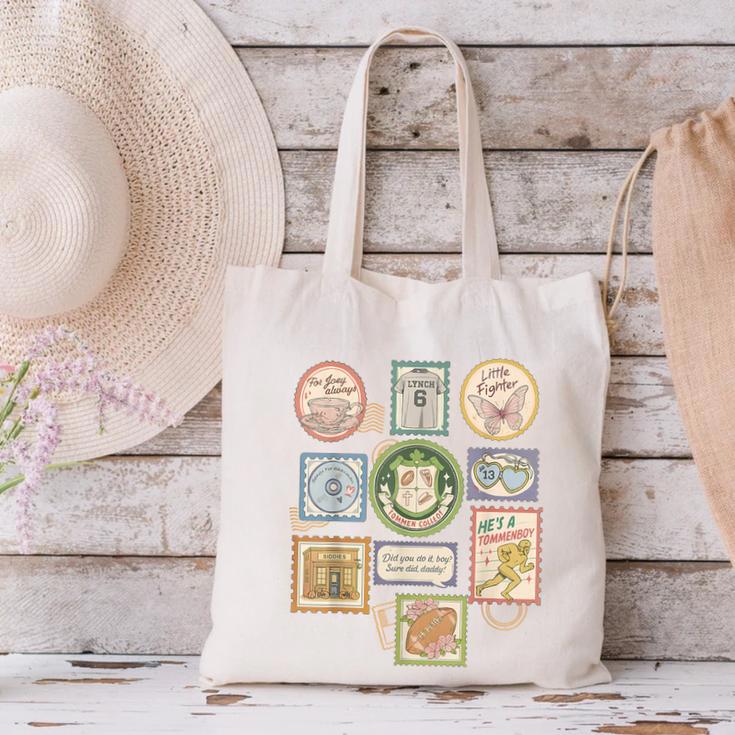 Coquette Boys Of Tommen Books Stamp Tommen College Tees Canvas Tote Bag Coquette Boys Of Tommen Books Stamp Tommen College Tees Canvas Tote Bag