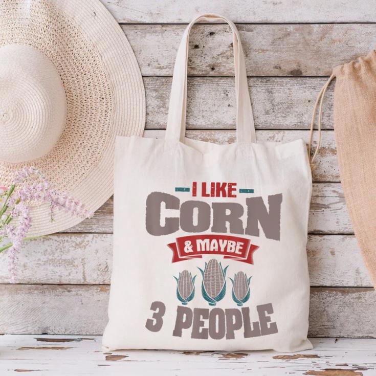 Corn Enthusiast Introvert Maize Farmer Planter Grower Canvas Tote Bag