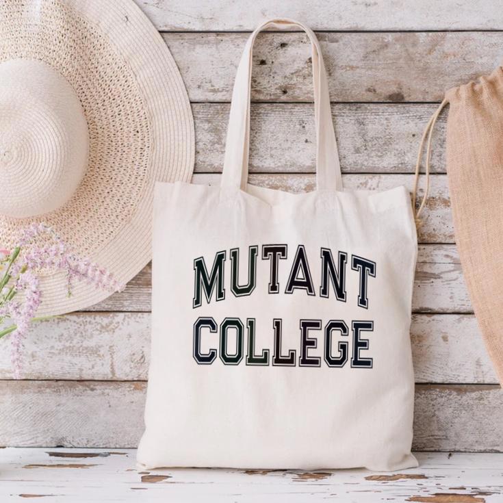 Crazy Sarcastic MUTANT COLLEGE Introvert Anti Social Canvas Tote Bag Crazy Sarcastic MUTANT COLLEGE Introvert Anti Social Canvas Tote Bag