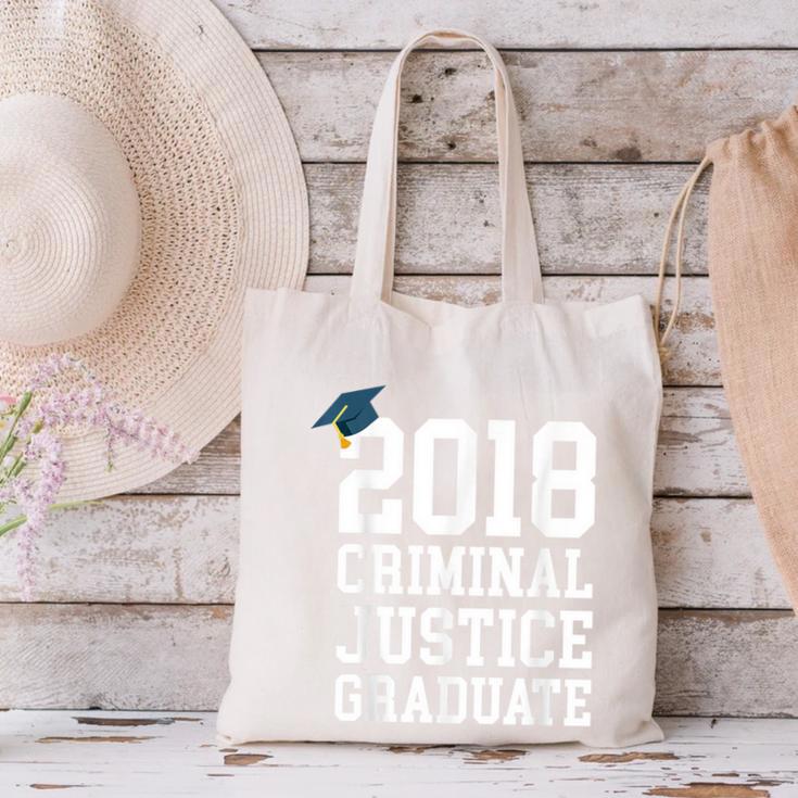 Criminal Justice Major Shirt 2018 Graduate Graduation E Canvas Tote Bag