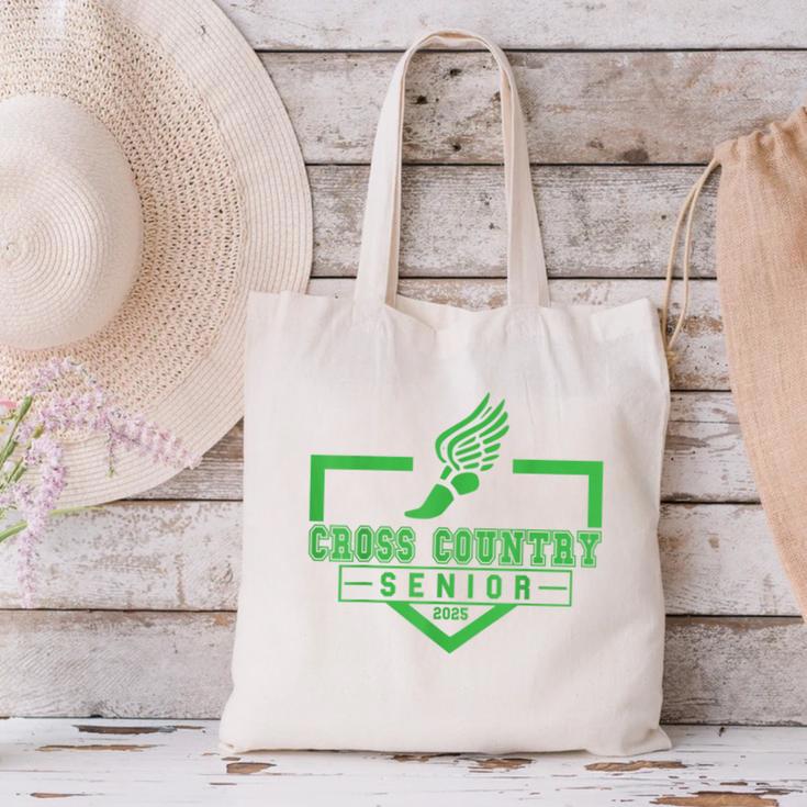 Cross Country Senior Night Senior 2025 Graduation Party 23 Canvas Tote Bag