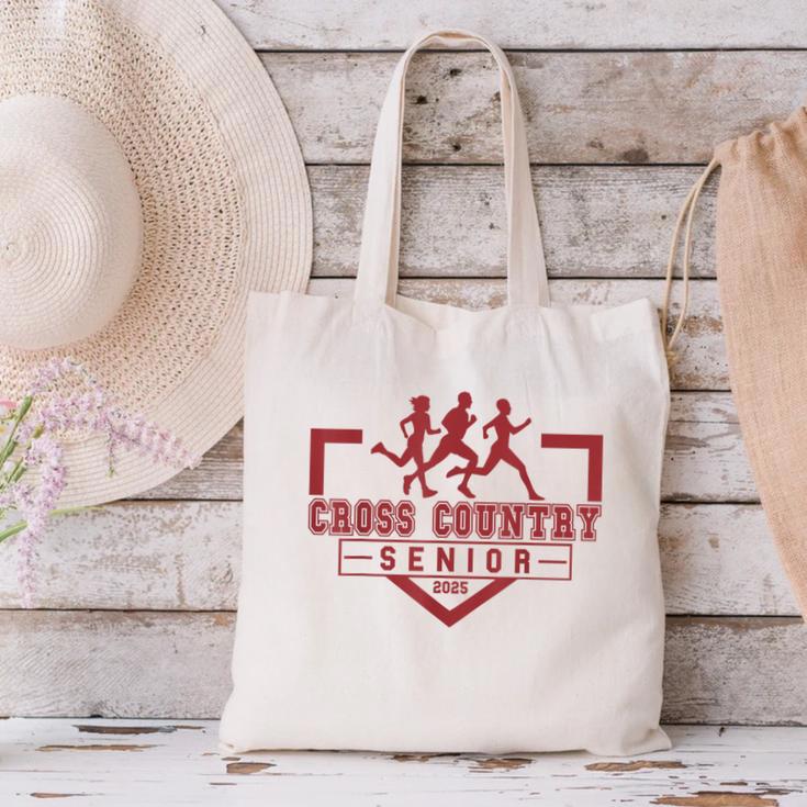 Cross Country Senior Night Senior 2025 Graduation Party 48 Canvas Tote Bag