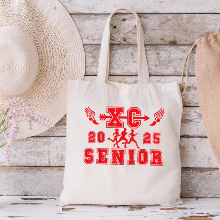 Cross Country Senior Night Senior 2025 Graduation Party 5 Canvas Tote Bag