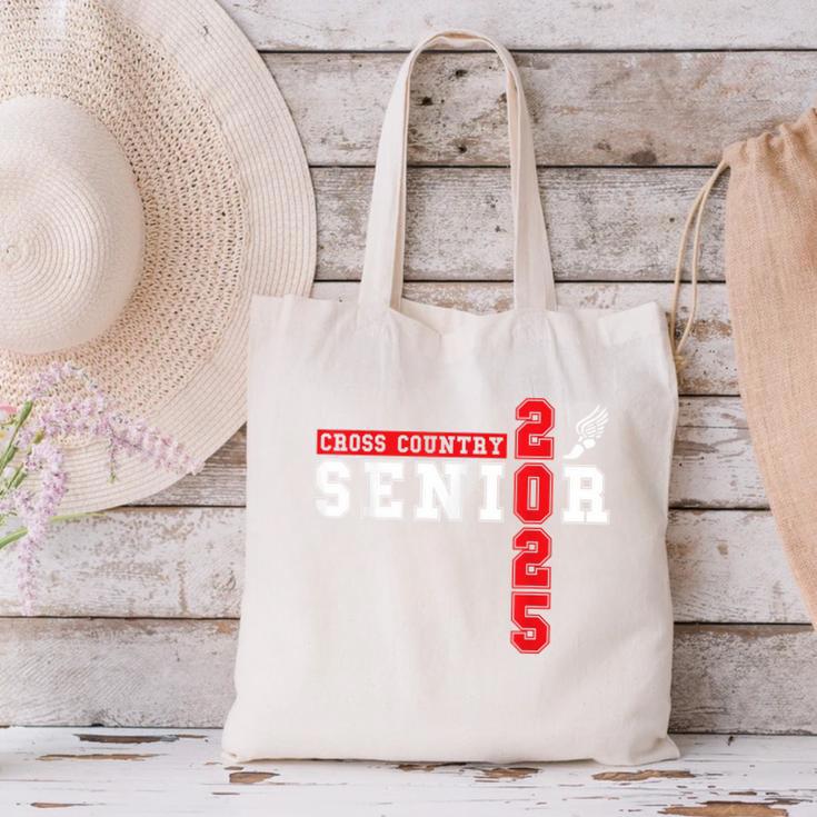 Cross Country Senior Night Senior 2025 Graduation Party 6 Canvas Tote Bag