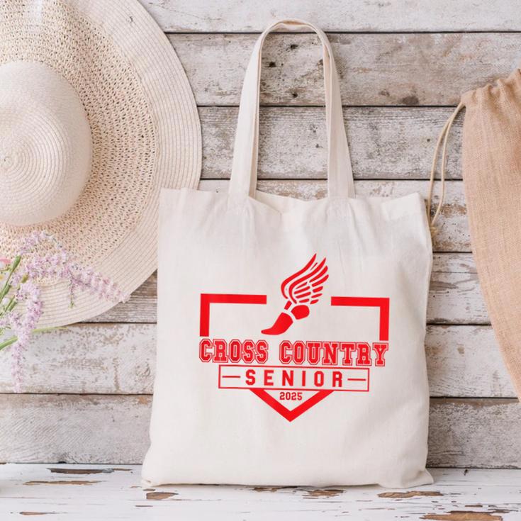 Cross Country Senior Night Senior 2025 Graduation Party 7 Canvas Tote Bag