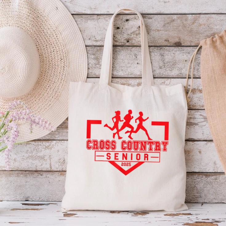 Cross Country Senior Night Senior 2025 Graduation Party 8 Canvas Tote Bag