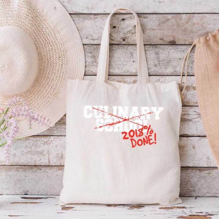 Culinary School Graduation Class Of 2018 Canvas Tote Bag