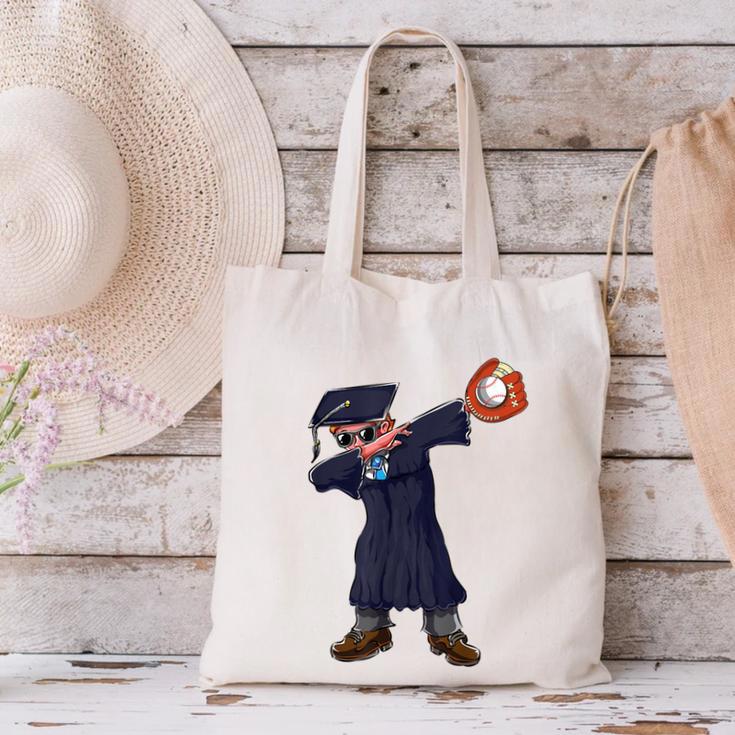 Cute Dabbing Kid Elementary School Graduation Baseball Canvas Tote Bag