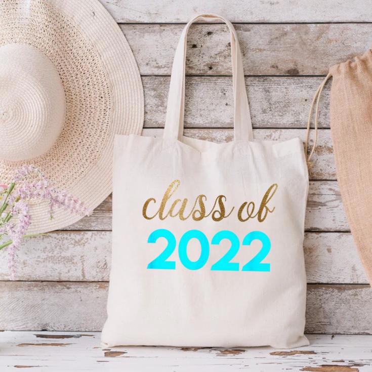 Cute Graduation Shirt Class Of 2022 Shirt Canvas Tote Bag