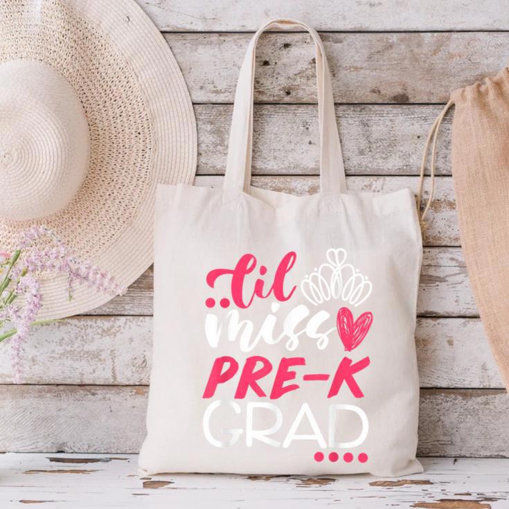 Cute Pre K Graduation Shirts Girls Tee Canvas Tote Bag