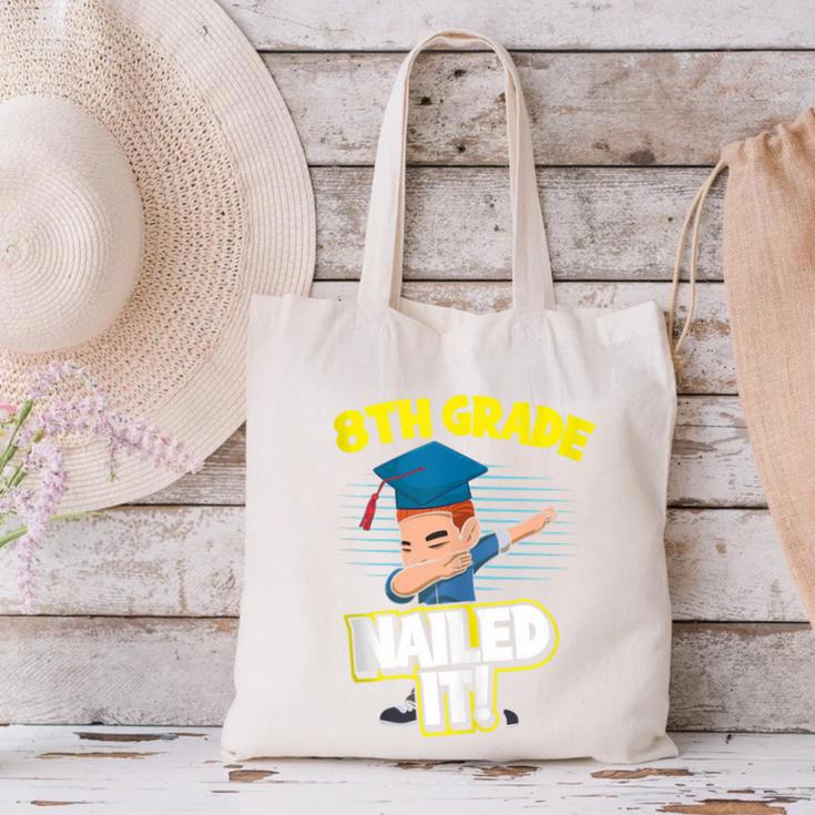 Dabbing Graduation Boy 8th Grade Class Of 2021 Canvas Tote Bag