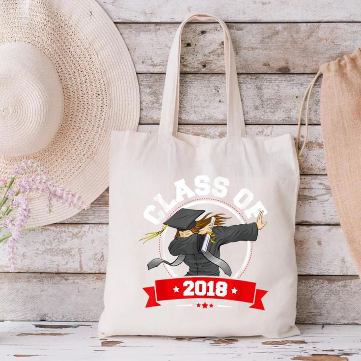 Dabbing Graduation Class Of 2018 Women Canvas Tote Bag