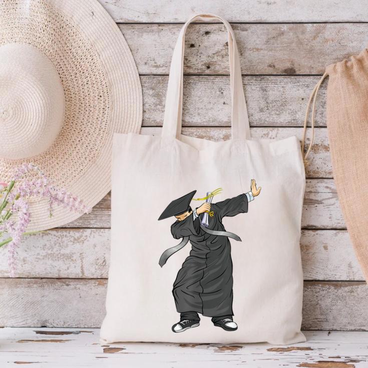 Dabbing Graduation Class Of 2024 Men Graduation Canvas Tote Bag