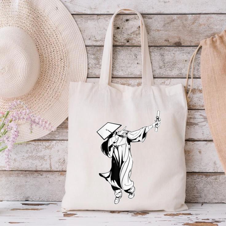 Dabbing Graduation Class Of 2025 Men Graduation Canvas Tote Bag