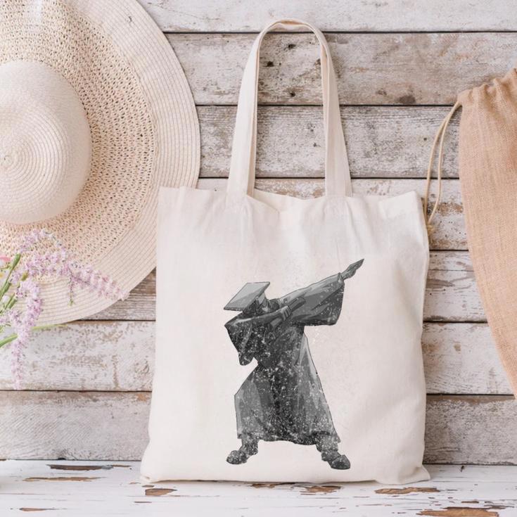Dabbing Graduation Shirt GraduationShirt For Women Men Canvas Tote Bag