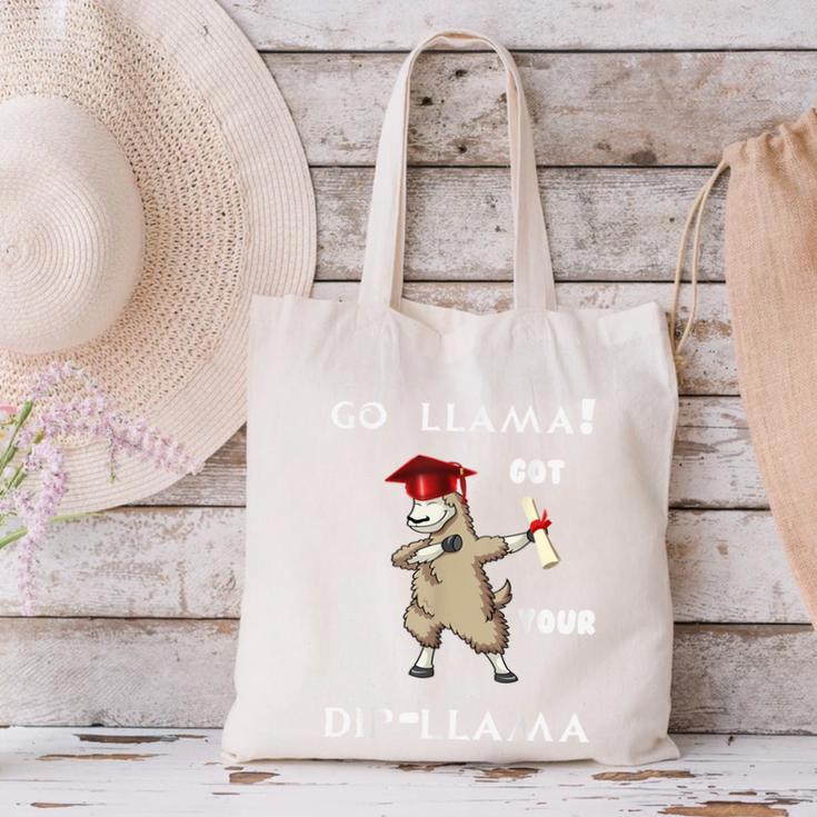 The Dabbing Llama Graduation Class Of 2018 T-Shirt Canvas Tote Bag