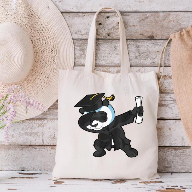 Dabbing Panda Bear Graduation Senior 2019 Shirt Canvas Tote Bag