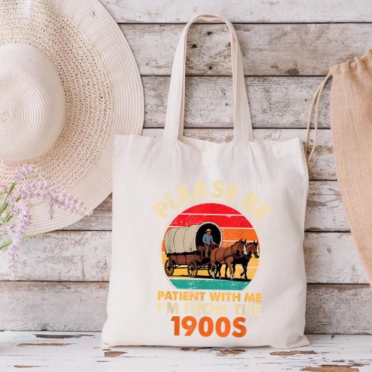 Dad Father's Day Please Be Patient I'm From The 1900s Canvas Tote Bag