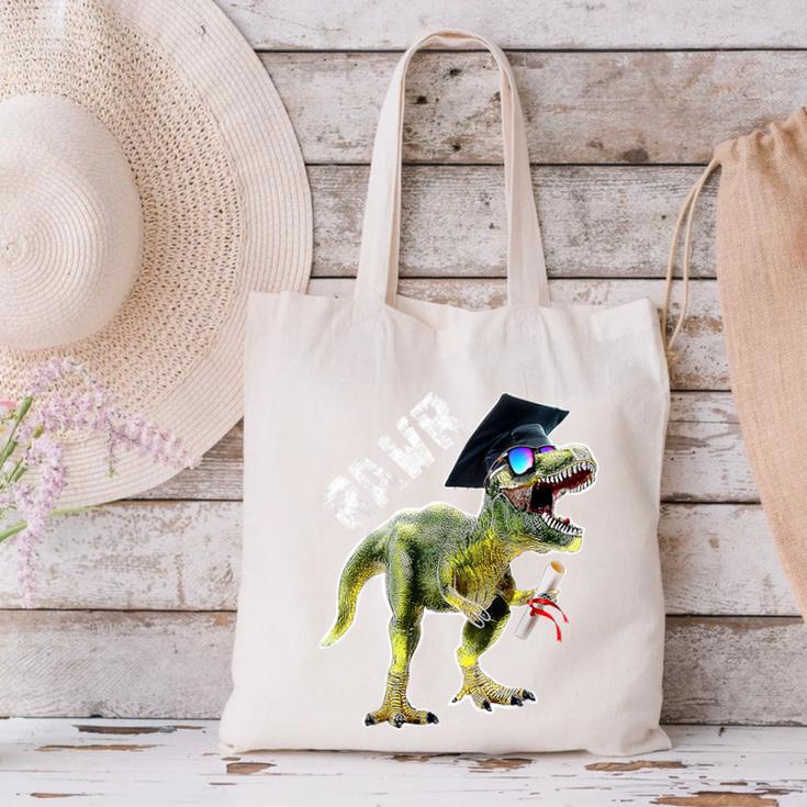 DinosaurRex Rawr Last Day Of School Graduation Shirt Canvas Tote Bag
