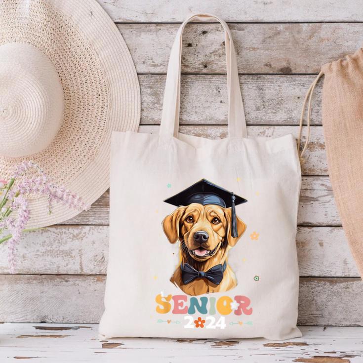 Dog Class Of 2024 Graduation Senior 2024 Men Women Girls Kids Canvas Tote Bag