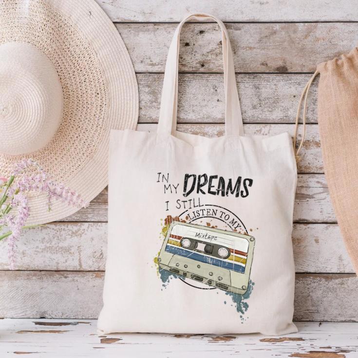 Dreams Of Music Mixtapes Retro Cassette Lifestyle Nostalgia Premium Tri-Blend Canvas Tote Bag Dreams Of Music Mixtapes Retro Cassette Lifestyle Nostalgia Premium Tri-Blend Canvas Tote Bag