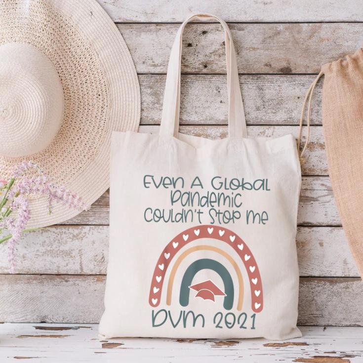 DVM Doctor Veterinary Medicine Veterinarian Graduation 2021 Canvas Tote Bag