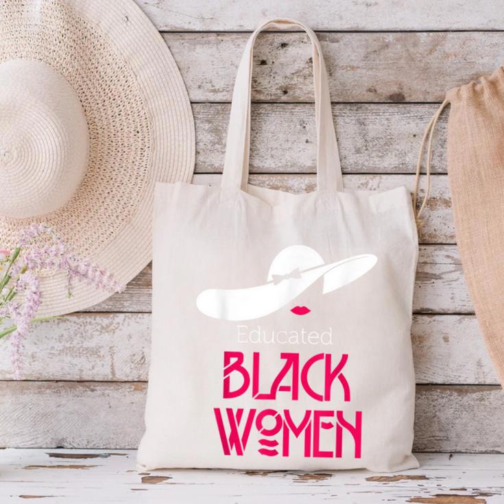 Educated Women Graduation Shirt Canvas Tote Bag