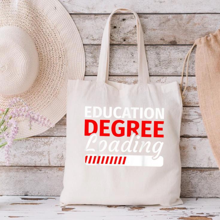 Education Major Shirts Teaching Degree Loading Graduation Canvas Tote Bag