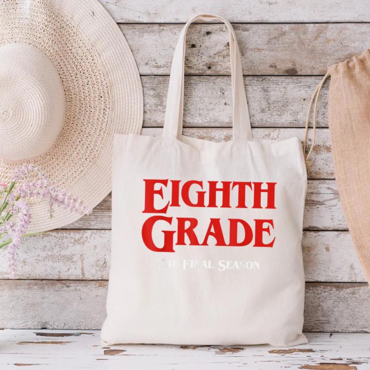 Eighth Grade Final Season Graduation Parody Canvas Tote Bag