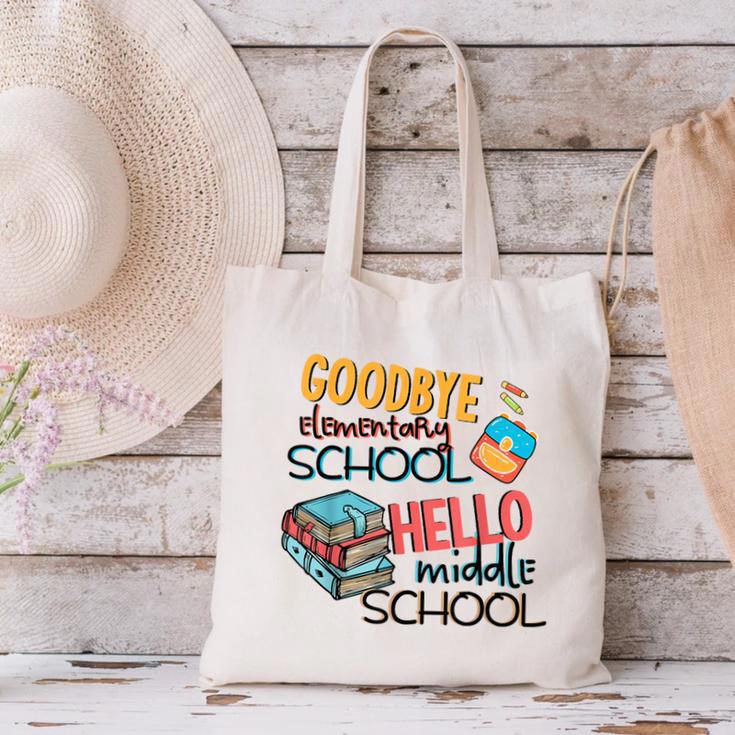 Elementary School End Of Year Graduation Middle Canvas Tote Bag