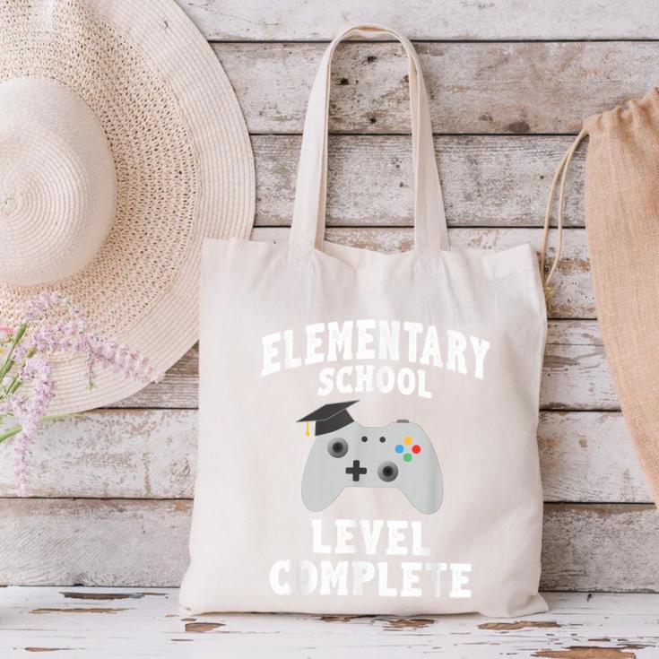 Elementary School Graduation Gamer Graduate Canvas Tote Bag