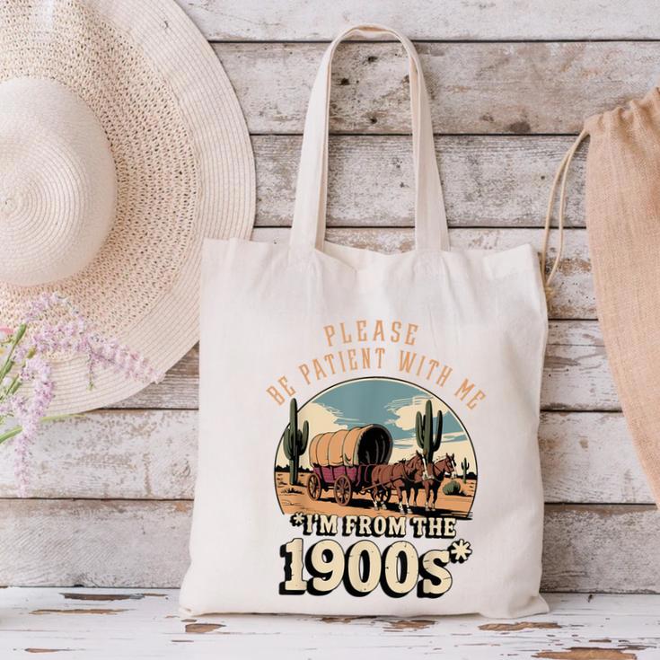 Father’s Day Please Be Patient With Me I'm From The 1900s Canvas Tote Bag Father’s Day Please Be Patient With Me I'm From The 1900s Canvas Tote Bag
