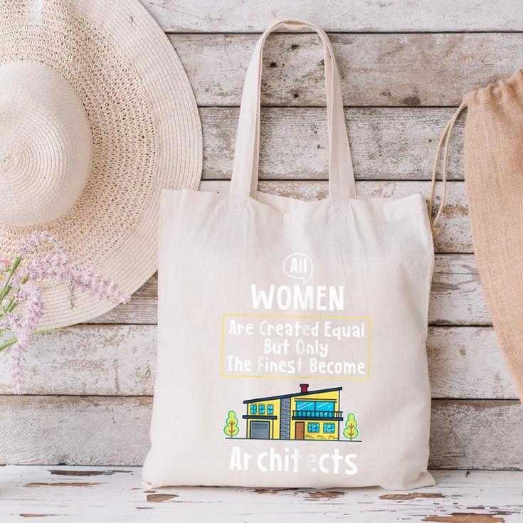 The Finest Architect For Graduation Women Canvas Tote Bag