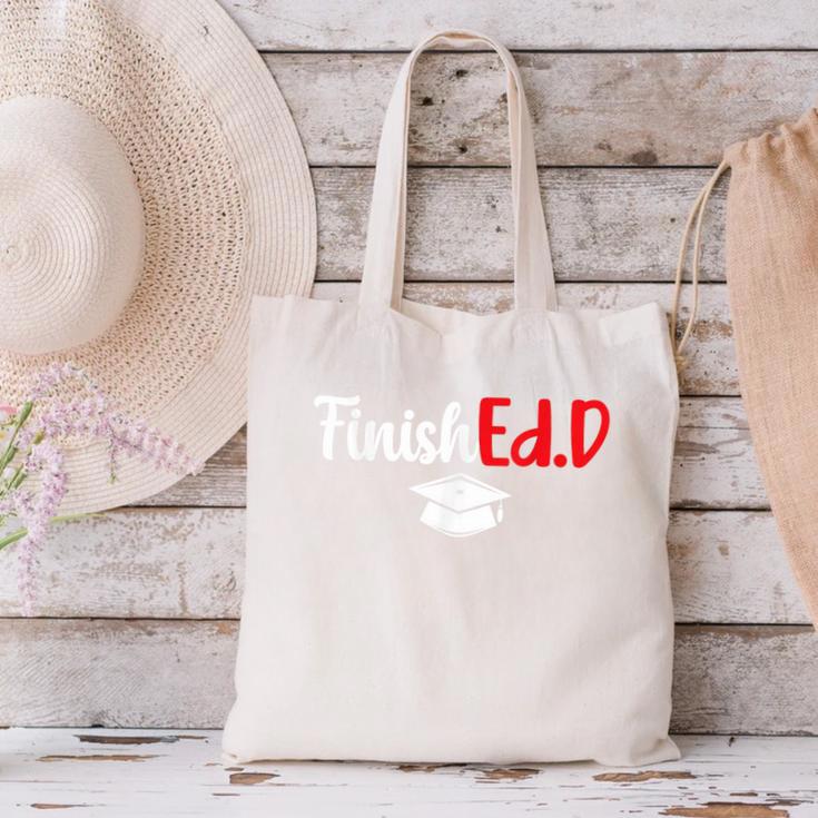 FinishEdD Doctor Of Education Graduate EdD Graduation Canvas Tote Bag