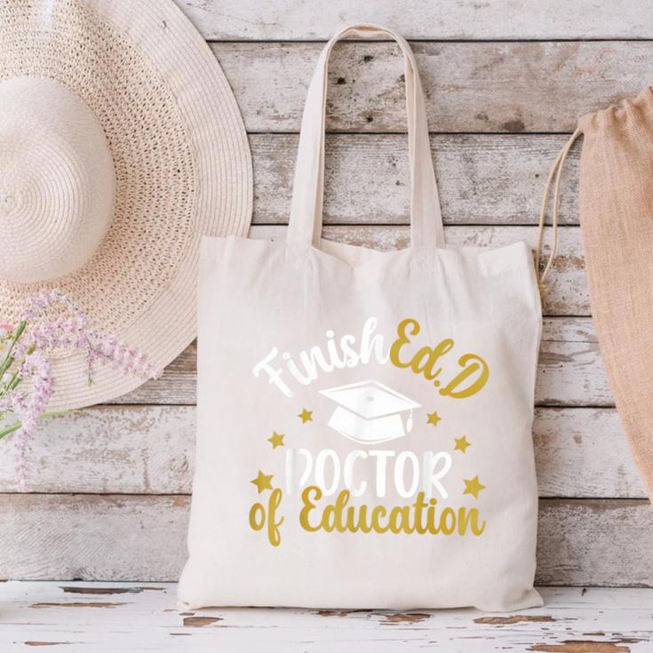 FinishEdD Doctor Of Education Graduation EdD Graduate Canvas Tote Bag