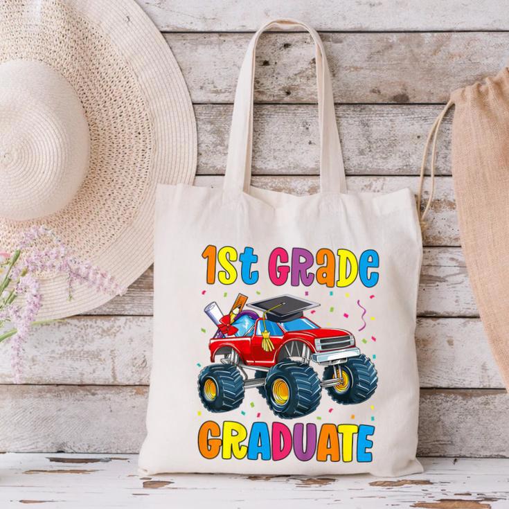 First Grade Graduation Monster Truck 1st Grade Graduate Canvas Tote Bag