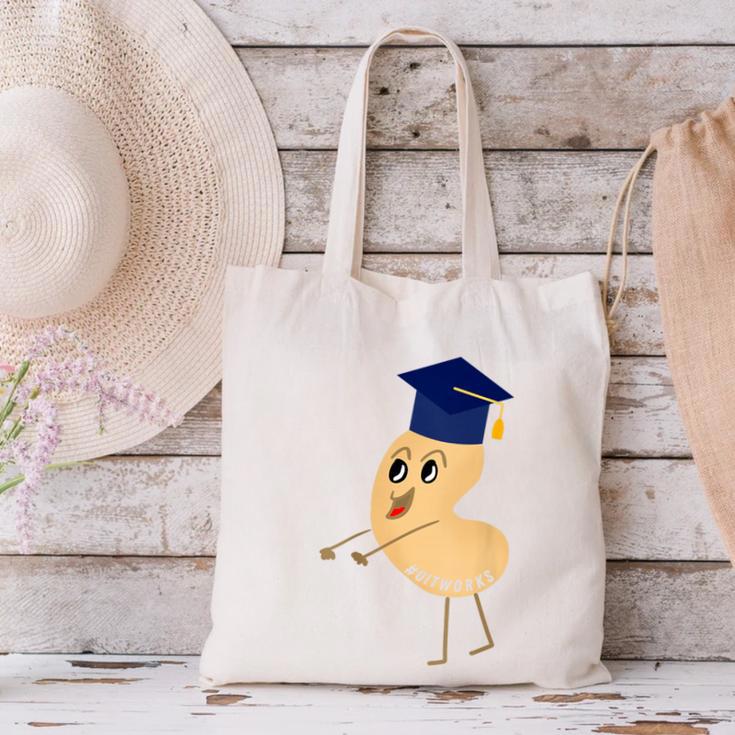 Flossing Cashew OIT For Tree Nut OIT Graduation Canvas Tote Bag
