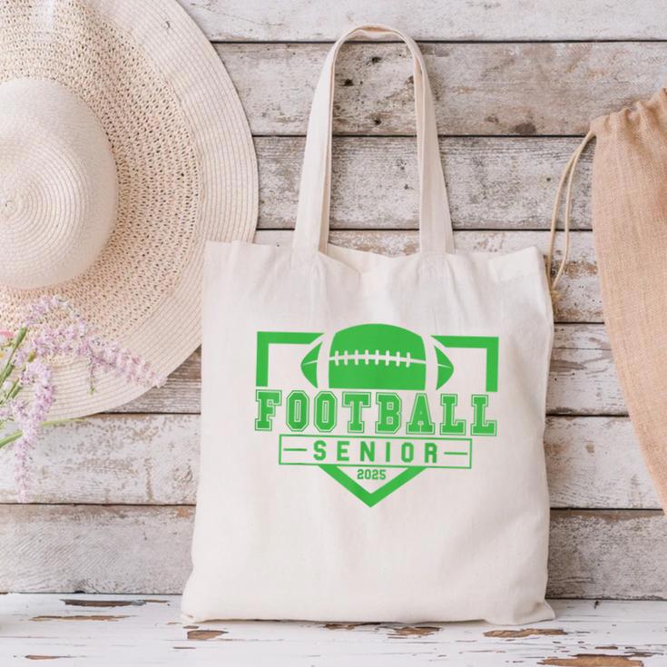 Football Senior Night Football Senior 2025 Graduation 24 Canvas Tote Bag