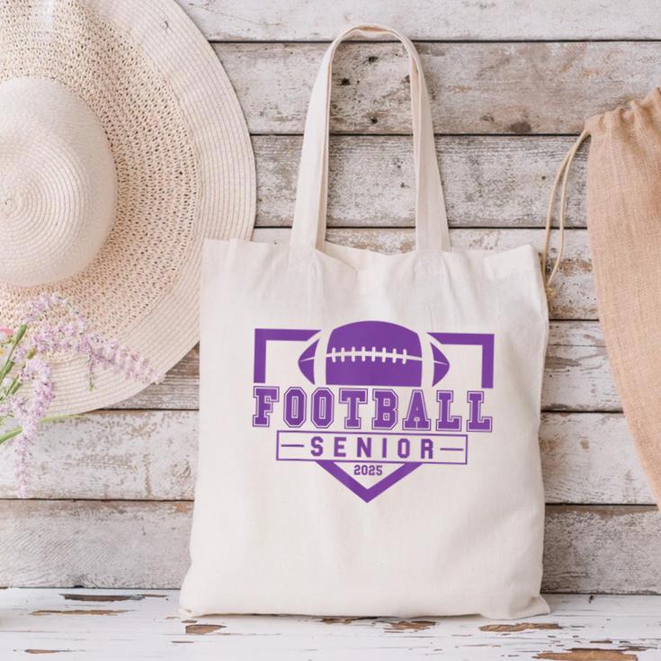 Football Senior Night Football Senior 2025 Graduation 36 Canvas Tote Bag