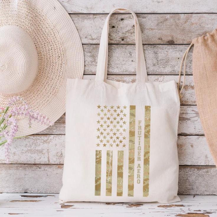 Frutiger Aero Aesthetic Retro Tech Desert Camo Distressed Canvas Tote Bag