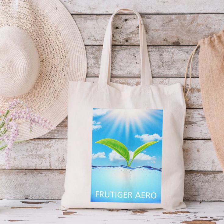 Frutiger Aero Aesthetics Canvas Tote Bag